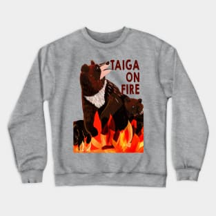 Taiga on fire #1 Crewneck Sweatshirt